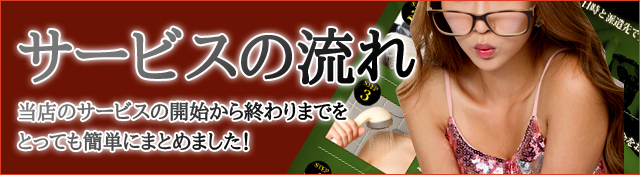 サービスの流れをわかりやすく解説